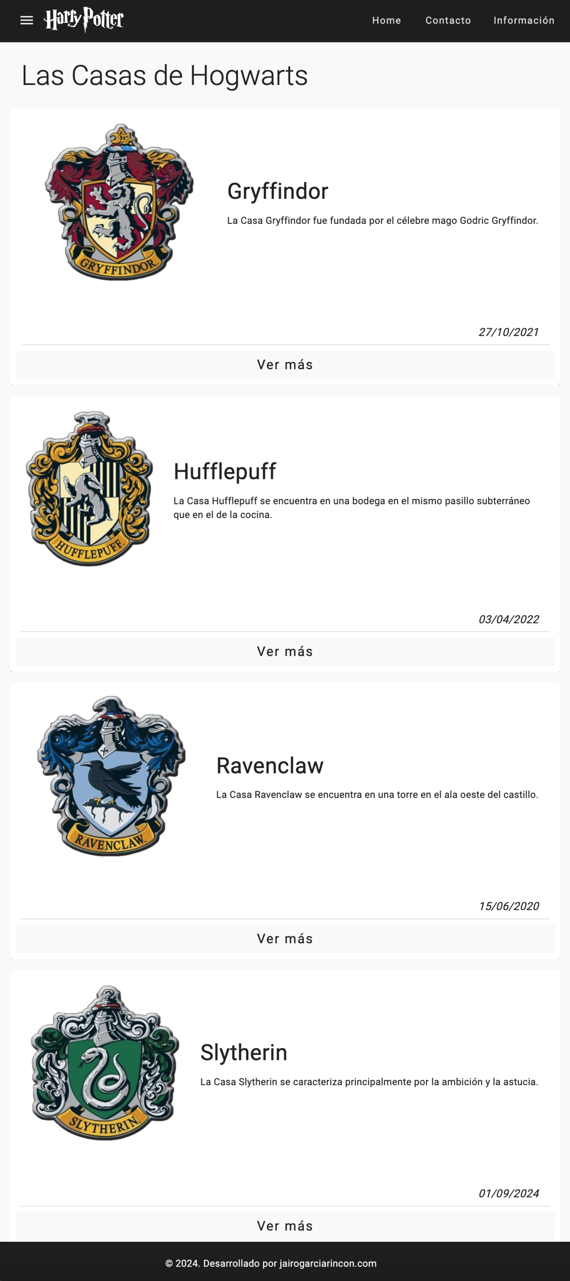 15 Página principal tablet - Modo claro